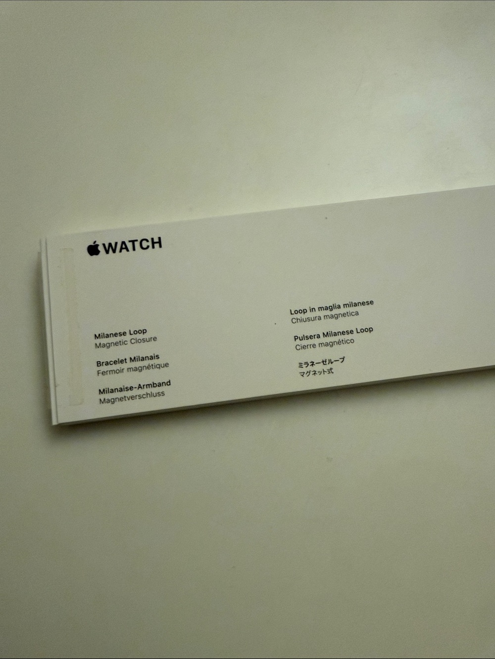 Apple Silver Milanese Loop Watch Band - Picture 3 of 4
